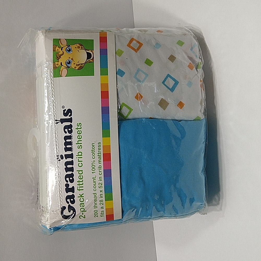 Garanimals 2-pack fitted baby crib sheets